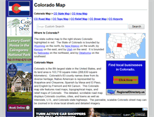 Tablet Screenshot of colorado-map.org